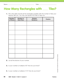 How Many Rectangles with Tiles?