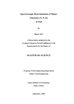 spectroscopic determination