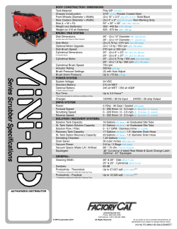 MINI-HD Tech Specs / Sales Sheet