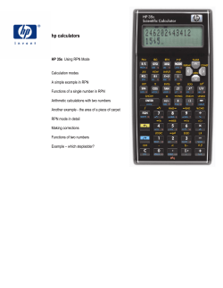 hp calculators
