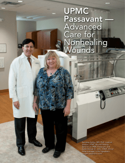 UPMC Passavant &mdash; Advanced Care for Nonhealing