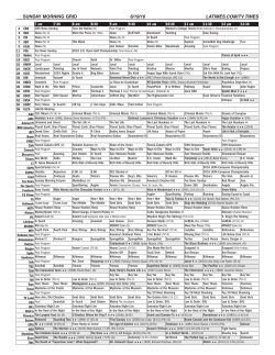 SUNDAY MORNING GRID 6/19/16 LATIMES.COM/TV TIMES
