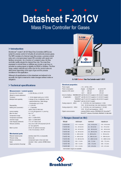 Datasheet F-201CV