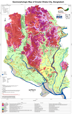 Geomorphologic Map of Greater Dhaka City, Bangladesh.
