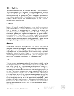 Themes - Town of Cary