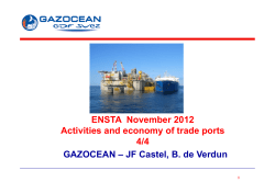 ENSTA November 2012 Activities and economy