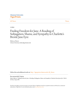 Finding Freedom for Jane - TigerPrints