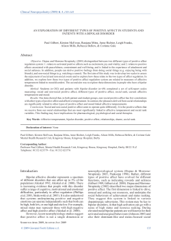 an exploration of different types of positive affect in students and