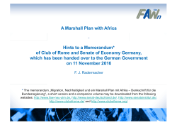 A Marshall Plan with Africa