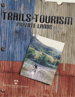 Developing Trails and Tourism on Private Lands