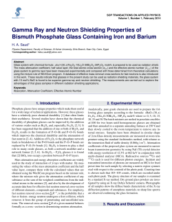 Gamma Ray and Neutron Shielding Properties of Bismuth