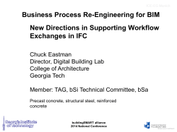 Business Process Re-Engineering for BIM