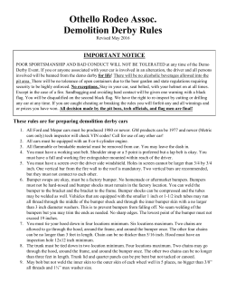 ORA Demo Rules 2016