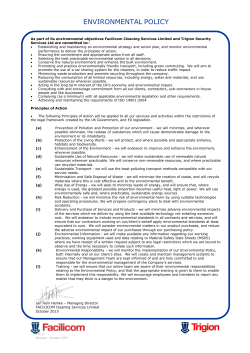 environmental policy