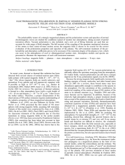 electromagnetic polarization in partially ionized plasmas with strong