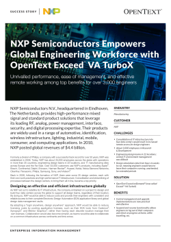 NXP Semiconductors Empowers Global Engineering