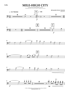 MILE-HIGH CITY - Metropolitan Denver Honors Orchestra