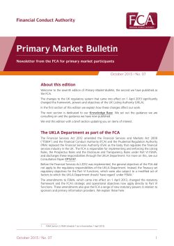 Primary Market Bulletin Issue 7