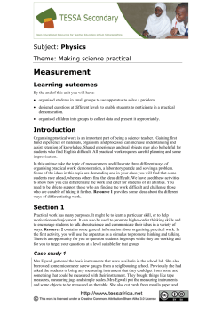 Physics Unit 2 - The Open University