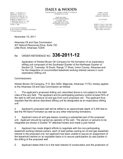 336-2011-12 - Arkansas Oil and Gas Commission