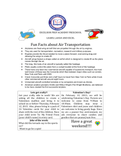 Fun Facts about Air Transportation Have a great weekend!!!!