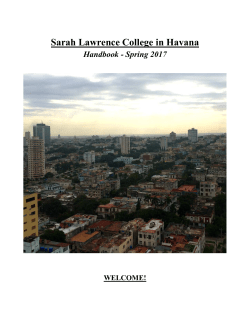 Havana Spring 2017 Handbook
