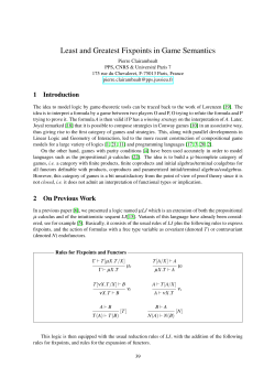 Least and Greatest Fixpoints in Game Semantics