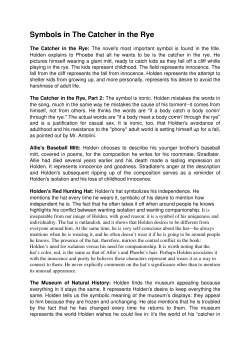 Symbols in The Catcher in the Rye