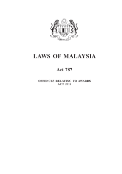 Act 787 - Federal Gazette