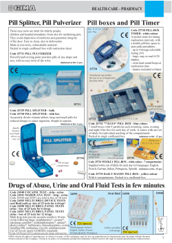 Pill boxes and Pill Timer - Hana Medical Supplies LLC
