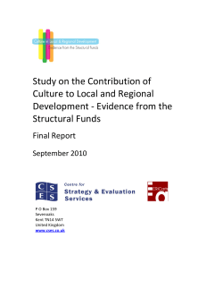 final report en - Europa f&ouml;rdert Kultur