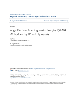 Auger Electrons from Argon with Energies 150