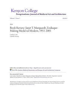 Book Review: Janet T. Marquardt, Zodiaque