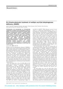 D,L-3-hydroxybutyrate treatment of multiple acyl