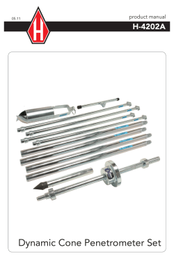 Dynamic Cone Penetrometer Set