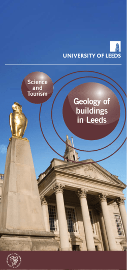 Geology of buildings in Leeds - School of Earth and Environment