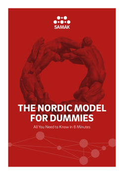 The Nordic Model For Dummies