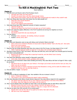 Chapter questions- part 2 KEY