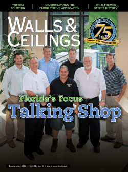 Florida`s Focus - Lee Drywall, Inc.