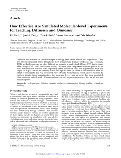 Article How Effective Are Simulated Molecular