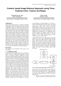 Content- based Image Retrieval Approach using Three Features