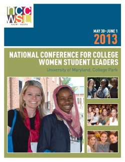 national conference for college women student leaders