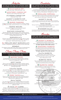 Antojitos Ensaladas Tacos, Tacos, Tacos Burritos