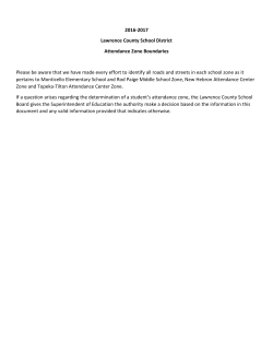 LCSD School Zones - Lawrence County School District