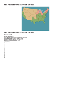 the presidential election of 1856 the presidential