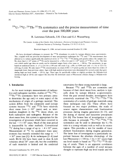 238 U- 234U_ 230 Th- 232 Th systematics and the precise