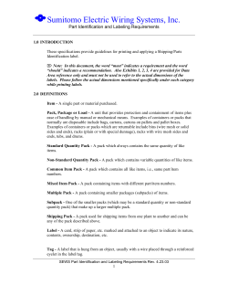 Labeling Requirements - Sumitomo Electric Wiring Systems