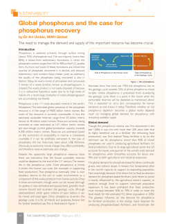 Global phosphorus and the case for phosphorus