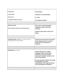 Landforms in the United States
