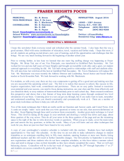 Newsletter - Surrey Schools